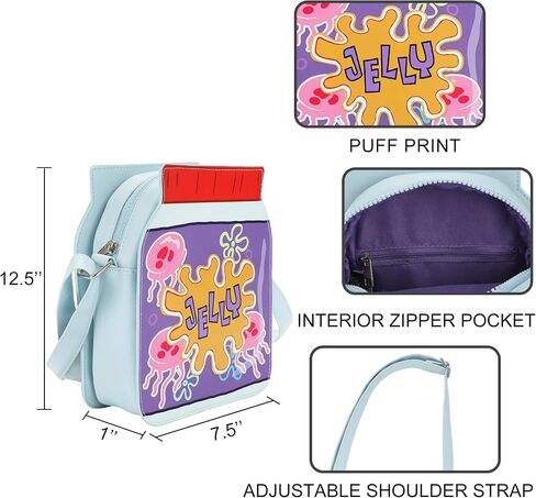 Spongebob Squarepants Jelly Jar 12.5" Women's Crossbody Bag in Saudi Arabia