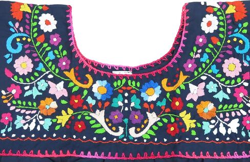 Artesanias FR Leos Mexican Imports Mexican Puebla Blouse in Kuwait