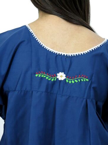 Artesanias FR Leos Mexican Imports Mexican Puebla Blouse in Kuwait