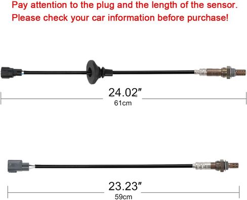 JDMON 2PCS Oxygen O2 Sensor Upstream Downstream Replacement for 2004-2006 Scion XA, XB, XD I4 1.5L, Toyota Camry 3.0L, Matrix, Prius, Yaris Compatible with 250-24298, 250-24489 in Saudi Arabia