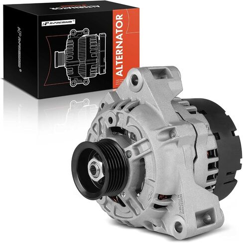 A-Premium Alternator Compatible with Mercedes-Benz R170 Series SLK230 1998-2004 2.3L, 12V 90A 6-Groove Pulley Clockwise, Replace# 0101549802, 0123320058 in Saudi Arabia