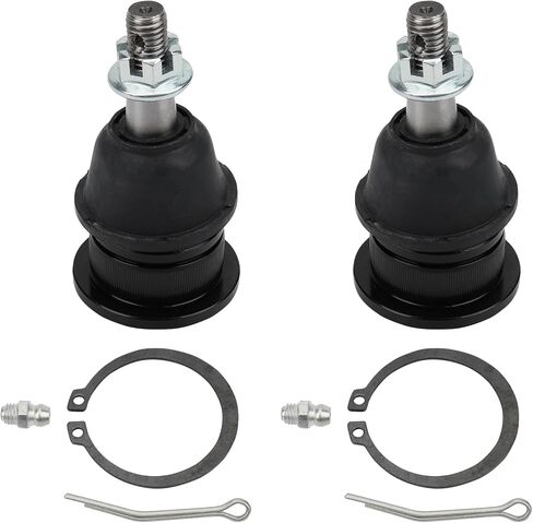 IRONTEK 4pcs K6540 K6539 Front Lower and Upper Ball Joints Fit for Chevrolet Silverado 1500 1999 2000 2001 2002 2003 2004 2005 2006, for GMC Sierra 1500 1999 2000 2001 2002 2003 2004 2005 2006 in Saudi Arabia