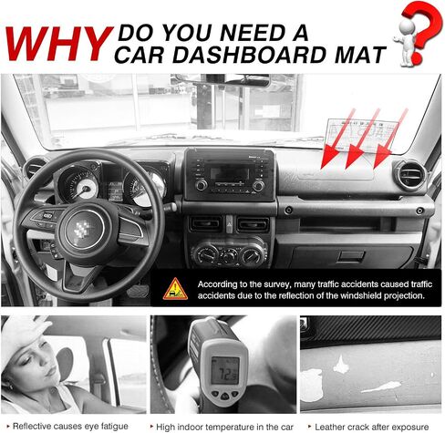 Autorder غطاء لوحة القيادة حصيرة ل 2023 2024 لكزس RX350 RX350h RX500h الملحقات داش غطاء ترقية المخملية داش حصيرة ظلة وهج الأشعة فوق البنفسجية حامي in Kuwait