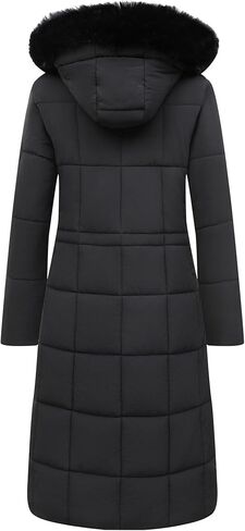 GOLDLADIES Women's Winter Coat Long Waterproof Parka - Warm Snow Winter Jacket for Women, Cold Weather Outerwear in Kuwait