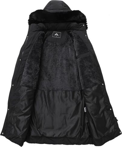 GOLDLADIES Women's Winter Coat Long Waterproof Parka - Warm Snow Winter Jacket for Women, Cold Weather Outerwear in Kuwait