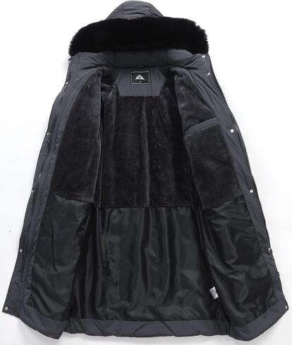 GOLDLADIES Women's Winter Coat Long Waterproof Parka - Warm Snow Winter Jacket for Women, Cold Weather Outerwear in Saudi Arabia