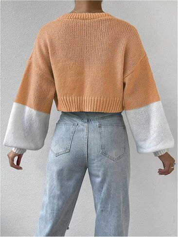 SweatyRocks Women's Y2K Cropped Cardigan Flower Long Sleeve Open Front Cardigan Sweater in Saudi Arabia