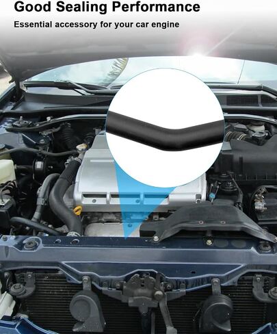 خرطوم المبرد السفلي العلوي مناسب لسيارة Toyota Camry 2002-2006 Solara 4cyl Radiator 2004-2008، مجموعة خرطوم خزان سائل تبريد المحرك استبدال 16571-28080 16572-28080 1657228080 165710H020 165720H020 in Saudi Arabia
