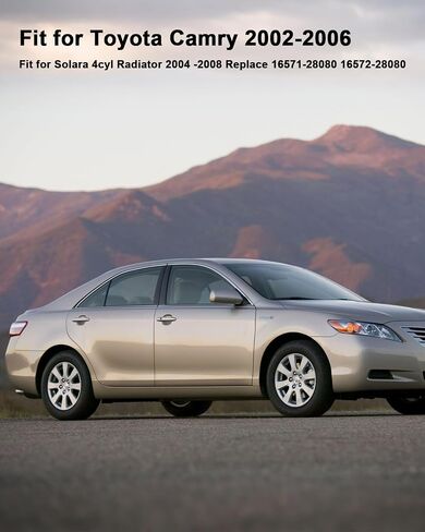 خرطوم المبرد السفلي العلوي مناسب لسيارة Toyota Camry 2002-2006 Solara 4cyl Radiator 2004-2008، مجموعة خرطوم خزان سائل تبريد المحرك استبدال 16571-28080 16572-28080 1657228080 165710H020 165720H020 in Saudi Arabia