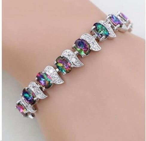 Rainbow Mystic Topaz Bracelet in Saudi Arabia