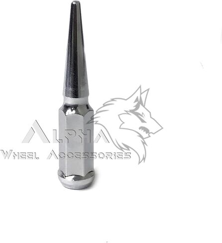 32 Chrome Spike Lug Nuts 3/4" Hex M14x1.5 Fits Ram 2500 3500 Heavy Duty + Key in Saudi Arabia