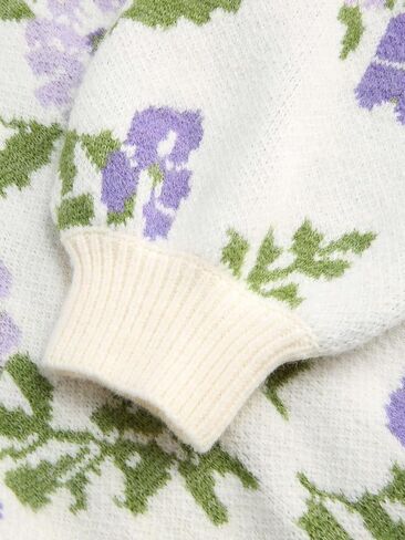 CIDER Tea in The Garden Knit Cardigan: Multicolor, M in Saudi Arabia