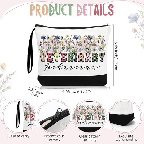 Kacctyen 3 Pcs Social Worker Gifts Fine Canvas Tote Bag Mental Healthy Makeup Cosmetic Bag Psychology Appreciation Keychains OT Gifts for Women Therapists Birthday in Kuwait