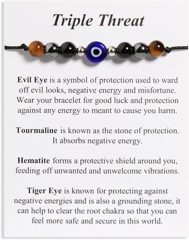 Tourmaline Obsidian Bracelets Negative Energy Blocker Energy Healing in Saudi Arabia