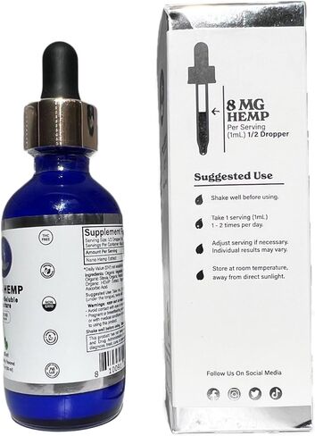 قنب نانو قابل للذوبان في الماء - قطرات فائقة السرعة للحصول على أقصى النتائج - درجة علمية، أسرع 3 مرات، امتصاص 9 مرات، مستخلص على البارد - نكهة النعناع. (500 ملغ) in Kuwait