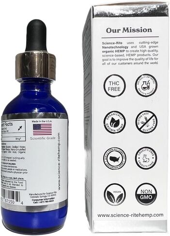 قنب نانو قابل للذوبان في الماء - قطرات فائقة السرعة للحصول على أقصى النتائج - درجة علمية، أسرع 3 مرات، امتصاص 9 مرات، مستخلص على البارد - نكهة النعناع. (500 ملغ) in Kuwait