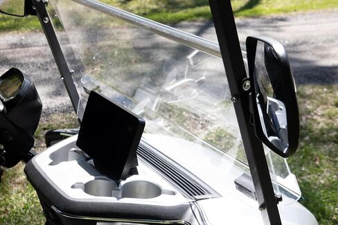 RED DOT Folding Tinted Golf Cart Windshield Compatible with Star EV Sirius Golf Carts | 3/16 Inch Acrylic | Made in the USA in Saudi Arabia