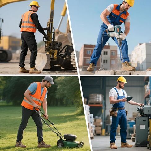 Steel Toe Shoes for Men Lightweight Work Boots for Men Comfortable Steel Toe Boots Industrial Work Shoes Breathable Safety Shoes Construction Steel Toe Sneakers Indestructible Safety Boots in Saudi Arabia