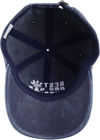 Best Dog Dad Ever Hats for Men, Funny Adjustable Cotton 3D Embroidered Dog Father Baseball Cap in Saudi Arabia