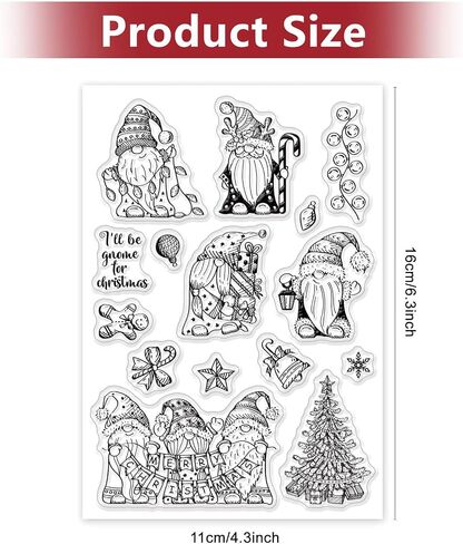 GLOBLELAND Christmas Snowman Clear Silicone Stamps for DIY Card Making Penguin Silicone Transparent Stamp Seal Snowflake Decorative Clear Stamps for Scrapbooking Photo Album Journal Decoration in Saudi Arabia