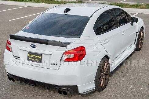 Extreme Online Store Replacement for 2015-2021 WRX STi Models | Rocket Bunny Duckbill Style Rear Trunk Lid Wing Spoiler (ABS Plastic - Primer Black) in Saudi Arabia
