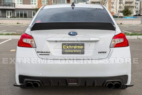 Extreme Online Store Replacement for 2015-2021 WRX STi Models | Rocket Bunny Duckbill Style Rear Trunk Lid Wing Spoiler (ABS Plastic - Primer Black) in Saudi Arabia