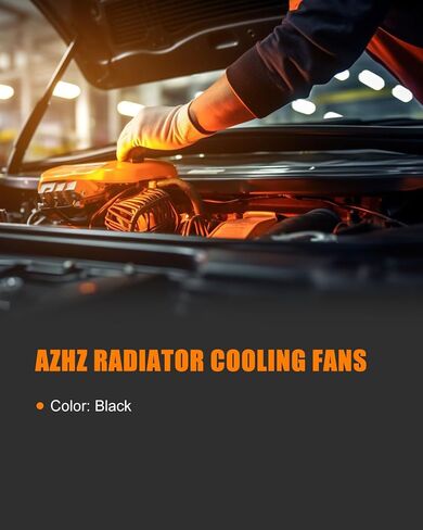 Black Radiator Cooling Fan for Jeep for Wrangler 2012-2017 Electric Cooling Fan Replace 624080 6010277 76366 621-601 in Saudi Arabia