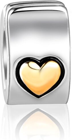JMQJewelry مشبك سدادة الفواصل الأيرلندية سلتيك دوامة زهرة الحب القلب المرأة الخرزة السحر يناسب أساور باندورا in Saudi Arabia