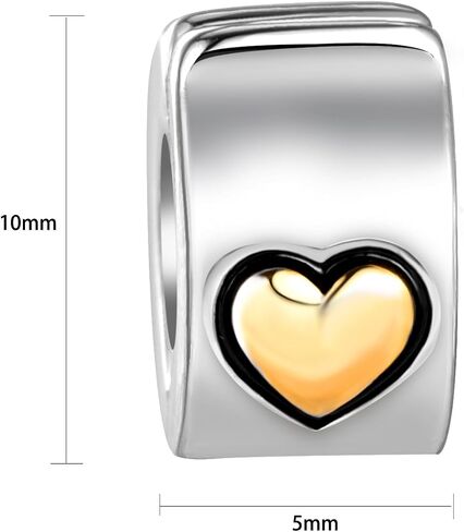 JMQJewelry مشبك سدادة الفواصل الأيرلندية سلتيك دوامة زهرة الحب القلب المرأة الخرزة السحر يناسب أساور باندورا in Saudi Arabia