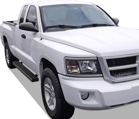 APS (Stainless Steel Black Powder Coated 6 inches) Running Boards Nerf Bars Side Steps Compatible with Dodge Dakota 2005-2011 Club Cab in Saudi Arabia