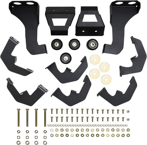 Westin 56-534775 HDX عجلة قطرة إلى عجلة Nerf Bars تناسب 2020-2025 Silverado Sierra 2500 3500 Crew Cab 8' Bed محكم زوج أسود in Saudi Arabia