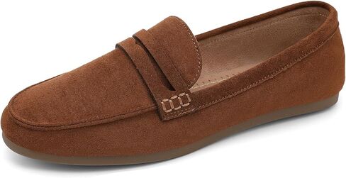 حذاء UBFEN النسائي Penny Loafers مريح وخفيف الوزن للمشي سهل الارتداء للعمل والترفيه in Kuwait