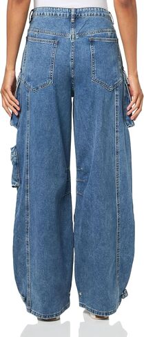 Steve Madden Apparel Duo Cargo Pant, Blue Denim, M in Saudi Arabia