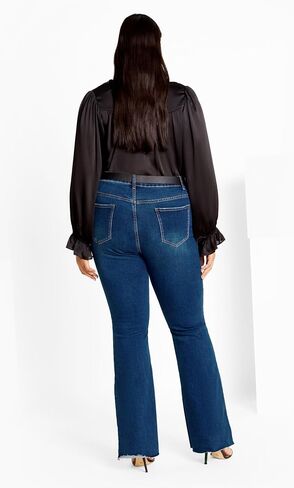 City Chic Women's Plus Size Jean - Asha Letitia in Saudi Arabia