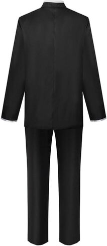 Anime Costume Cosplay Black School Uniform Outfits with Glasses Halloween in Saudi Arabia