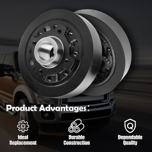 594-236 Engine Harmonic Balancer Pulley - SOHC V6 4.0L - Compatible with Ford Mustang 05-10, Mountaineer & Explorer 03-10, Ranger 01-11, E-350 Super Duty 2001, Explorer Sport Trac, for# 2L2Z6B321AA in Saudi Arabia
