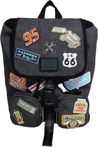 Loungefly Disney Pixar Cars Radiator Springs Patches Mini Backpack - BoxLunch Exclusive in Saudi Arabia