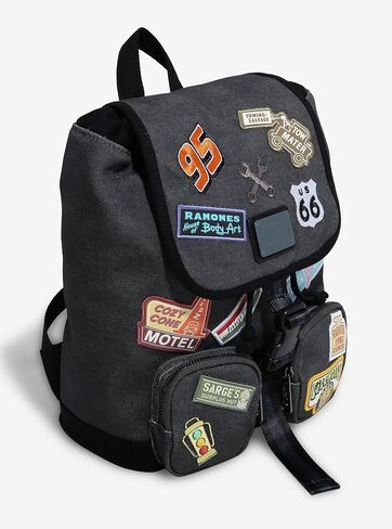 Loungefly Disney Pixar Cars Radiator Springs Patches Mini Backpack - BoxLunch Exclusive in Saudi Arabia
