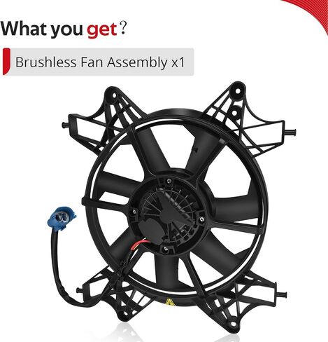 JAVIK Brushless Fan Assembly for Polaris RZR Turbo XP RZR Turbo XP 4 RZR Turbo XP S RZR Turbo S 2017-2021 O.E.M# 2414657 2413548 in Saudi Arabia