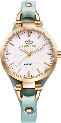 Avaner Women's Leather Quartz Watches: Slim Strap Small Face Ladies Elegant Dress Wrist Watches in Saudi Arabia