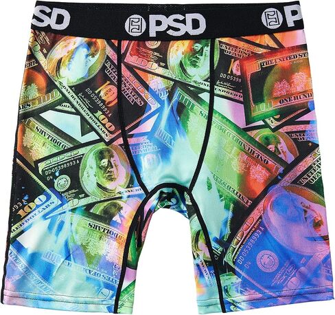 PSD Youth Boy's Punk Pop Youth Boxer Brief 3-Pack - Comfortable Underwear for Active Boys, Boxers for Boys, Large in Kuwait