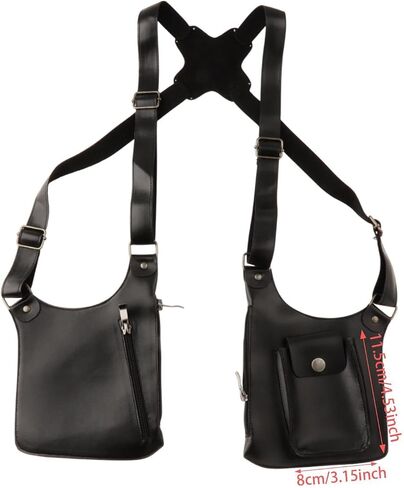 Colaxi Double Shoulder Armpit Bag Underarm Bag for Running Cosplay Role Playing Outdoor in Saudi Arabia