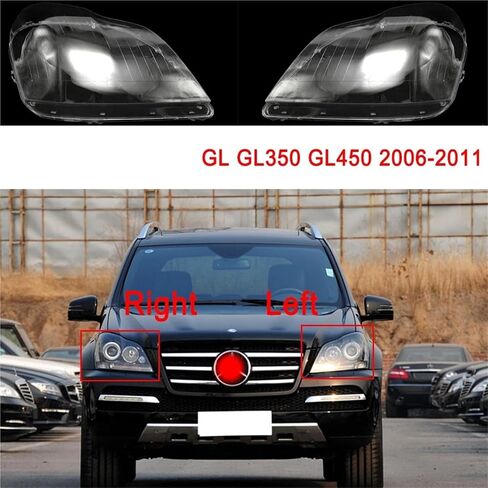Compatible for Benz GL GL350 GL450 2006 2007 2008 2009 2010 2011 Headlamps Cover Transparent Lampshade Headlight Shell Lens(Right) in Saudi Arabia