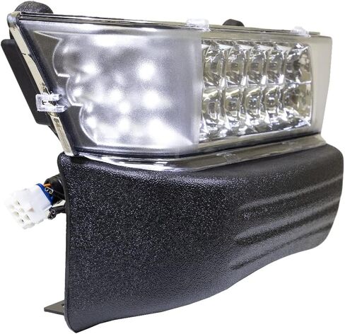 مجموعة إضاءة LED فاخرة من PROFX لعربة الجولف الكهربائية لنادي السيارات (2008.5-Up) - تتضمن شريط المصباح الأمامي، والأضواء الخلفية، وإشارات الانعطاف، وأضواء الخطر، ووسادة الفرامل، والقرن in Kuwait