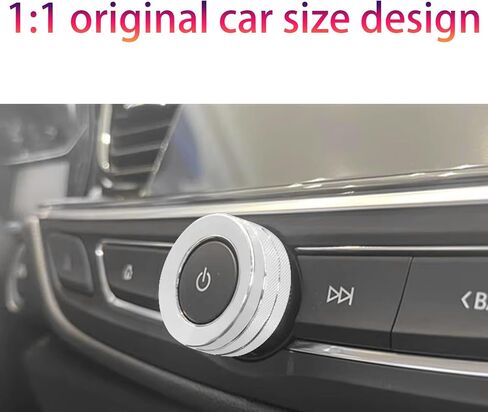 for Buick Enclave (2018-2024) Air Conditioning Trim Knob Parts（Silver） in Saudi Arabia