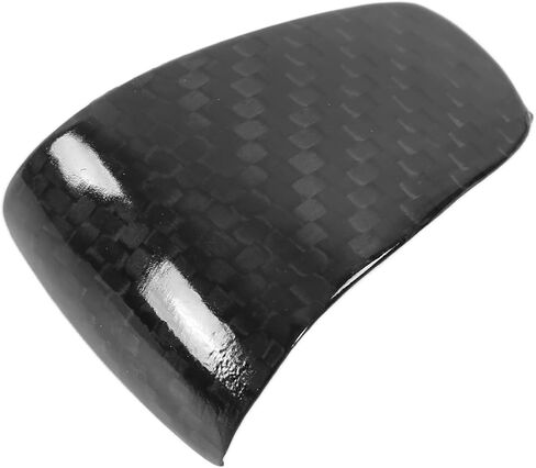Ymiko Carbon Fiber Gear Shift Knob Trim Cover Sticker Car Gear Shift Knob Cover Replacement for 2015-2018 in Saudi Arabia