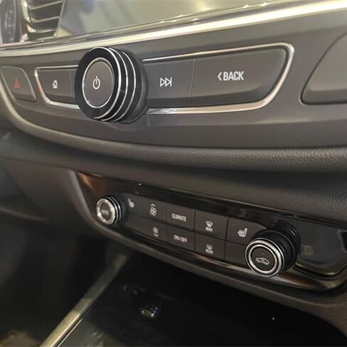 for Buick Enclave (2018-2024) Air Conditioning Trim Knob Parts（Silver） in Saudi Arabia