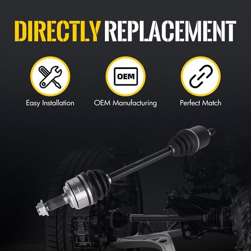 KUSATEC CV Axle Shaft Assembly Compatible with Honda Odyssey 2005-2006, Front Left side, Replace# 66-4224 in Saudi Arabia