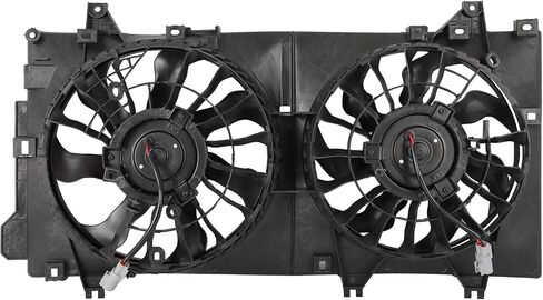 ECCPP Cooling Fan Compatible with 2014-2018 for Mazda for 3,Replace 623250,MA3115161,PE2015025,Cooling Fan Assembly in Saudi Arabia