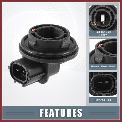 Daytime Running Light Socket Holder 92164-m7050 for Kia Forte 2019-2021 Plastic Black Replace Parts in Saudi Arabia